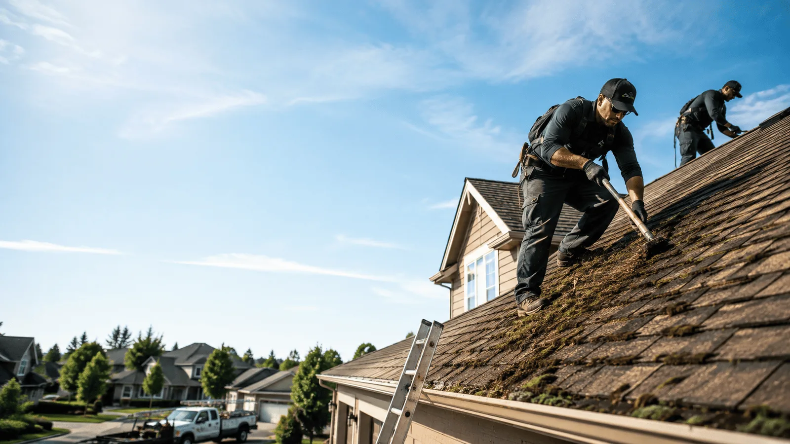 Roof Moss Removal in Bell, CA near me